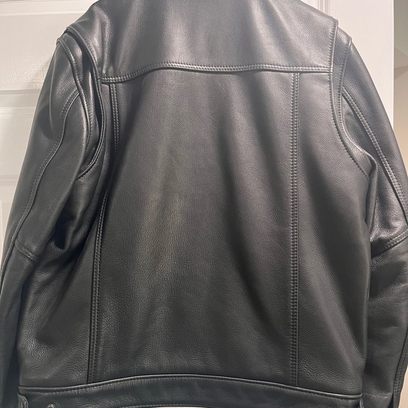 Fox Creek Leather Motorcycle Jacket Size 42 - Picture 3 of 5